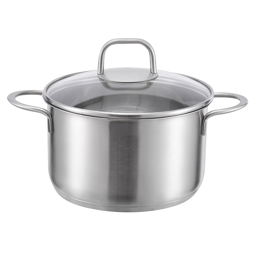 Fábrica odm oem cocina acero inoxidable 5l estofado olla sopa y caldo olla y sartenes juegos de utensilios de cocina JY-2095NP